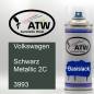 Preview: Volkswagen, Schwarz Metallic 2C, 3993: 400ml Sprühdose, von ATW Autoteile West.